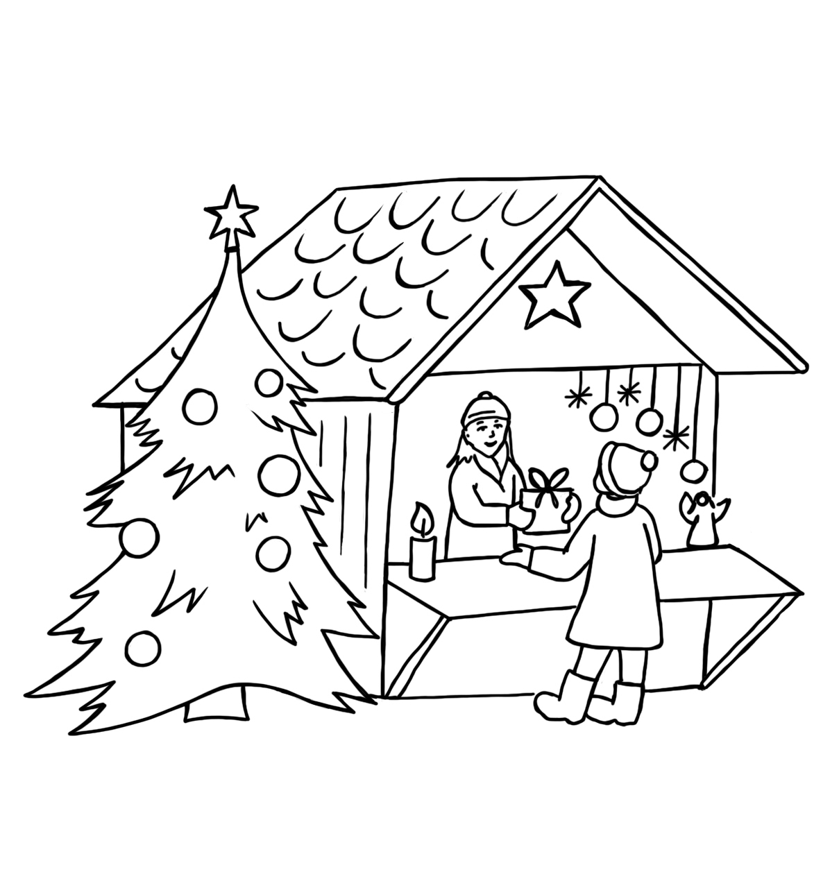 Weihnachts-Markt Vevey und Charlie Chaplin