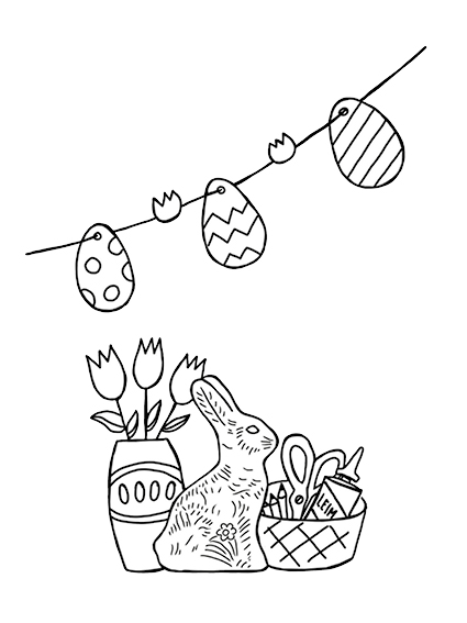 Sachen für Ostern und Frühling gestalten