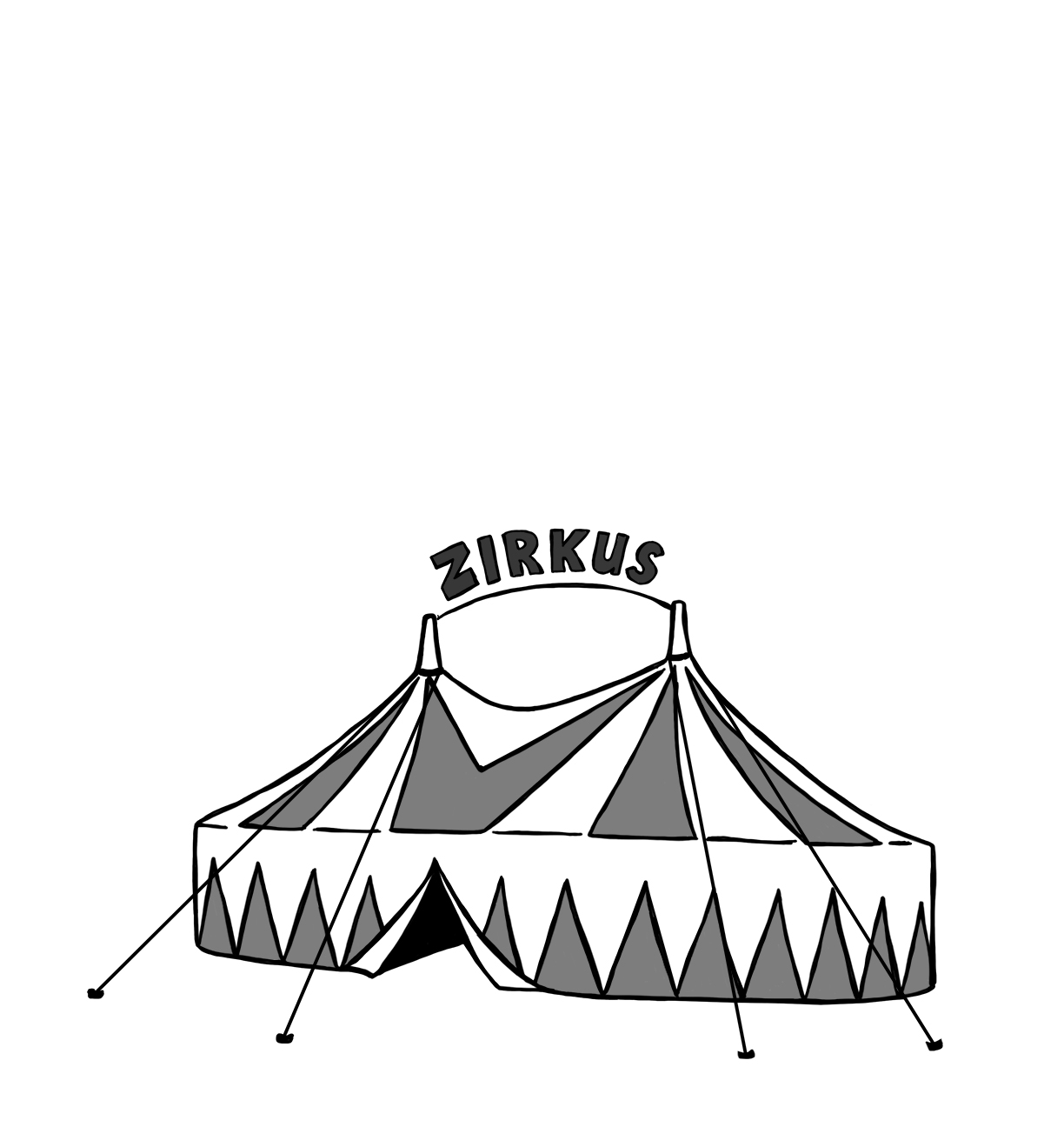 Zirkus-Kurs und Zirkus-Show